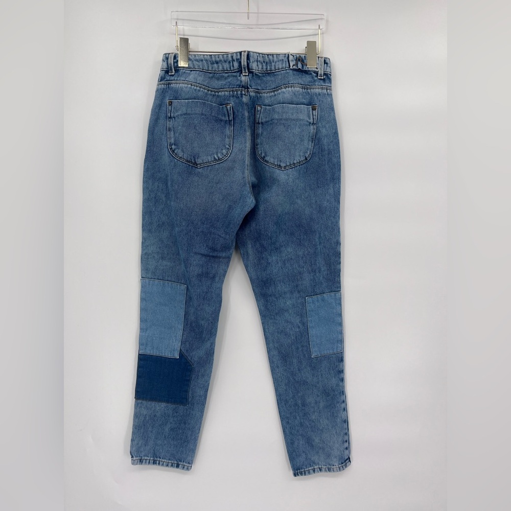 Cotlac Patchwork Jeans Size 2 - image 2